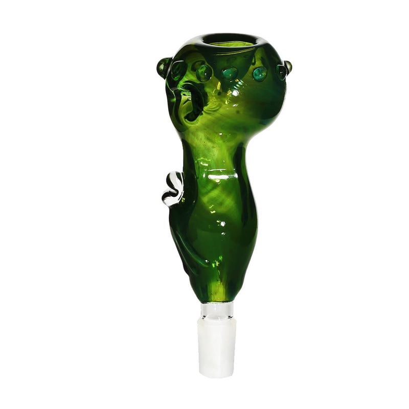 Biohazard Inc 14mm Bowl 14mm Face Bowl - Green