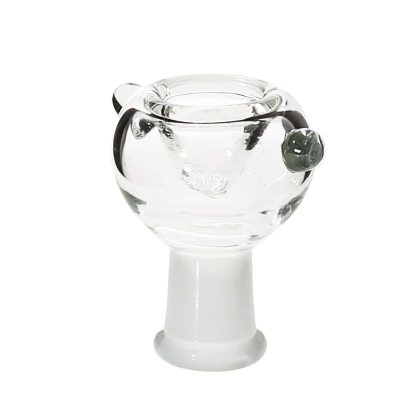 Biohazard Inc 14mm Bowl 14mm Female Bowl - Clear