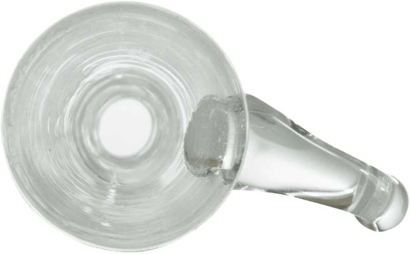 Biohazard Inc 14mm Bowl 14mm Funnel Bowl With Curved Handle - Clear 10 Count