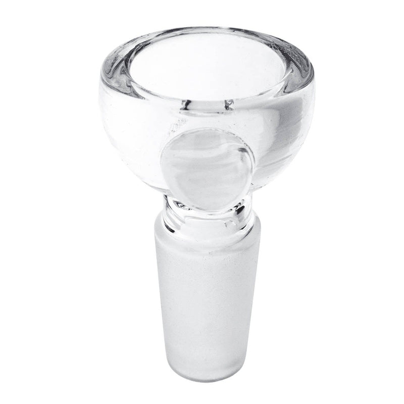 Biohazard Inc 14mm Bowl 14mm Funnel Bowl With Marble - Clear