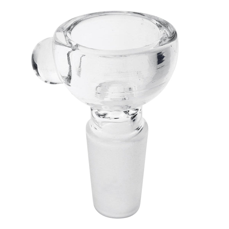 Biohazard Inc 14mm Bowl 14mm Funnel Bowl With Marble - Clear