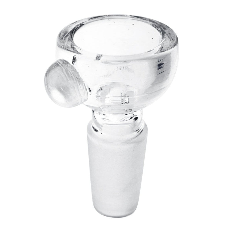 Biohazard Inc 14mm Bowl 14mm Funnel Bowl With Marble - Clear