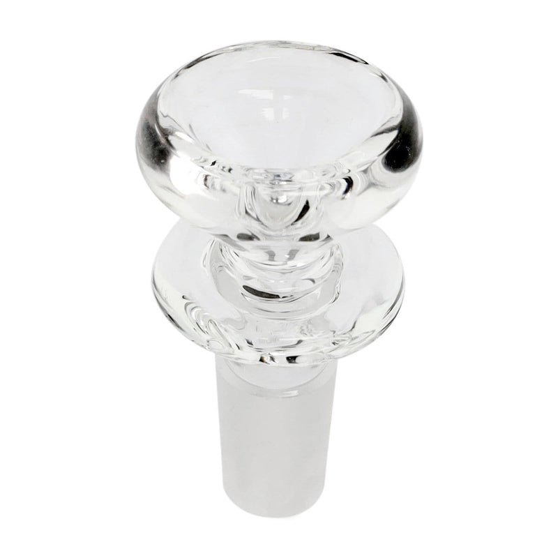 Biohazard Inc 14mm Bowl 14mm Funnel Bowl With Ring - Clear