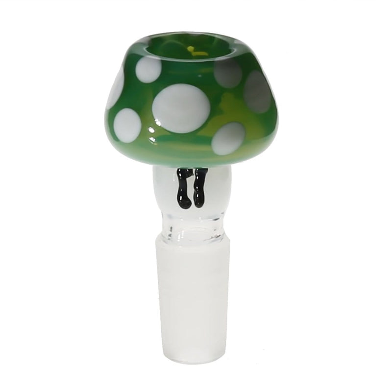 Biohazard Inc 14mm Bowl 14mm Green Mushroom Bowl