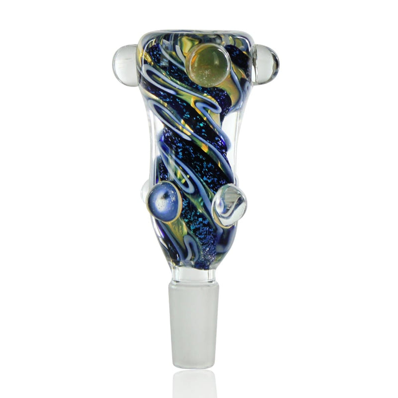 Biohazard Inc 14mm Bowl 14mm Tall Bowl - Dichro Swirl