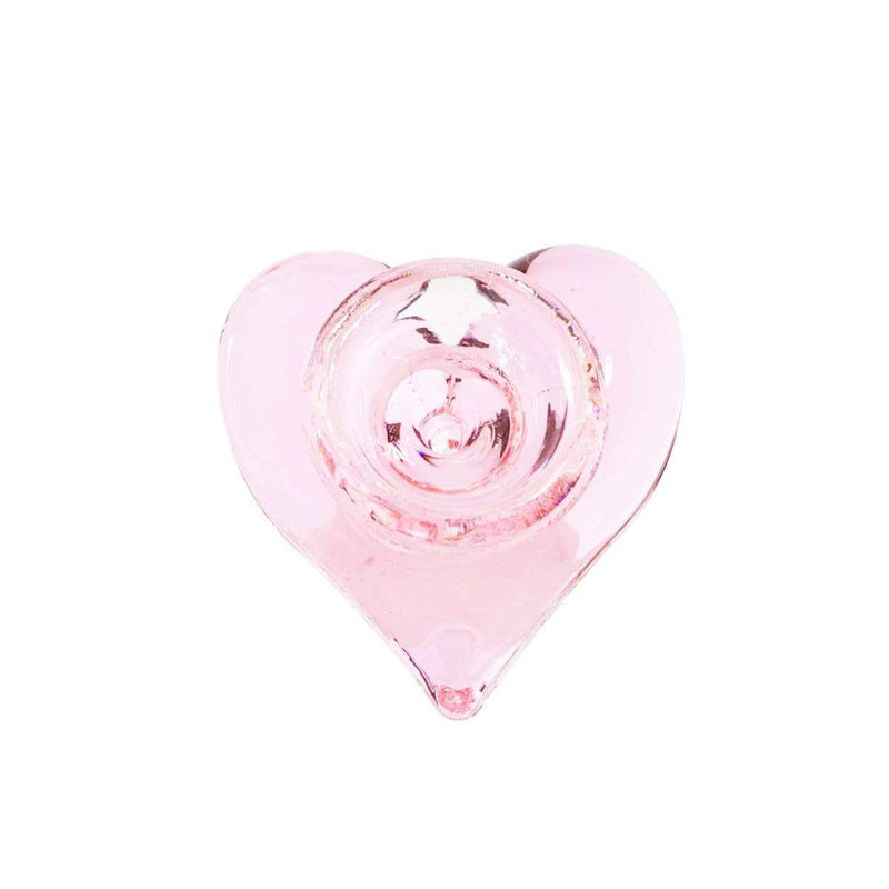 Biohazard Inc 14mm Bowl Slide  Bowl 14mm Male- Pink Heart