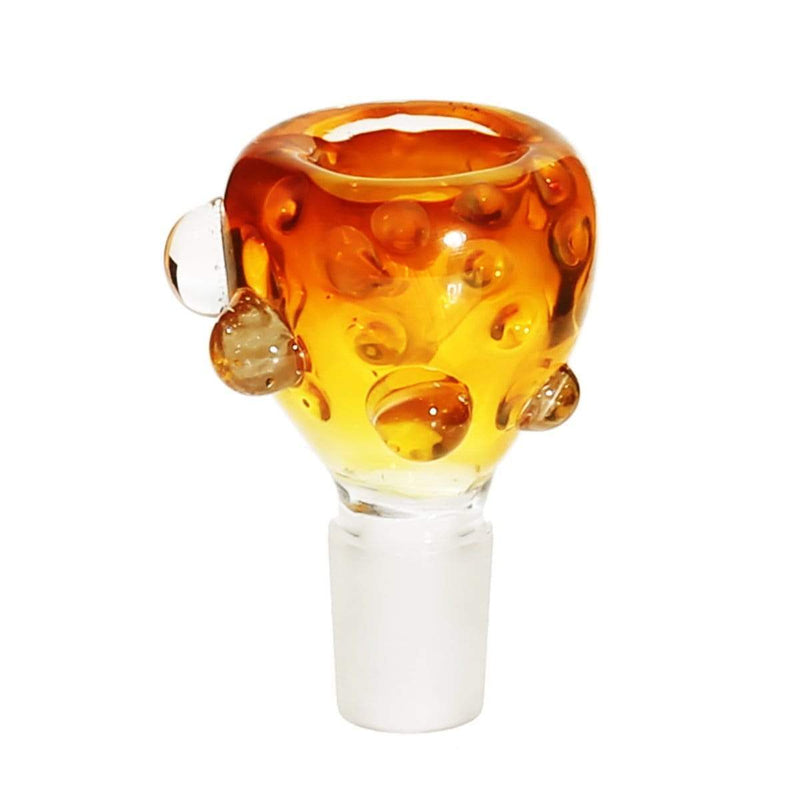 Biohazard Inc 19mm Bowl 19mm Bowl With Marbles - Fumed Honeycomb