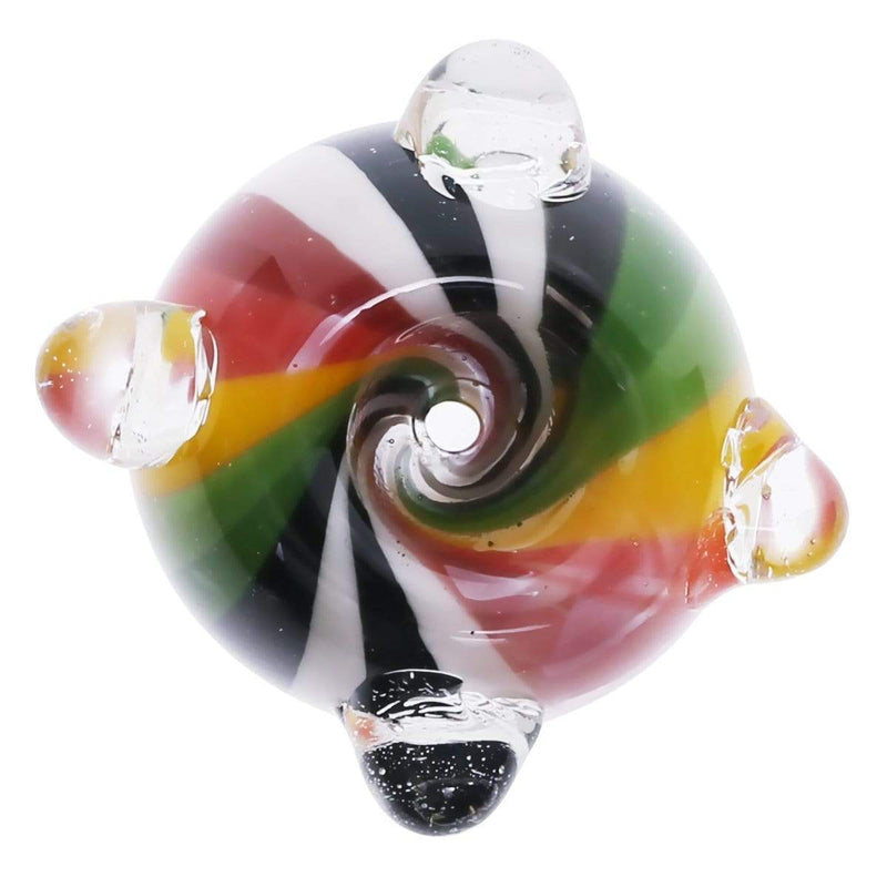 Biohazard Inc 19mm Bowl 19mm Heavy Bowl With Marbles - Candy Cane