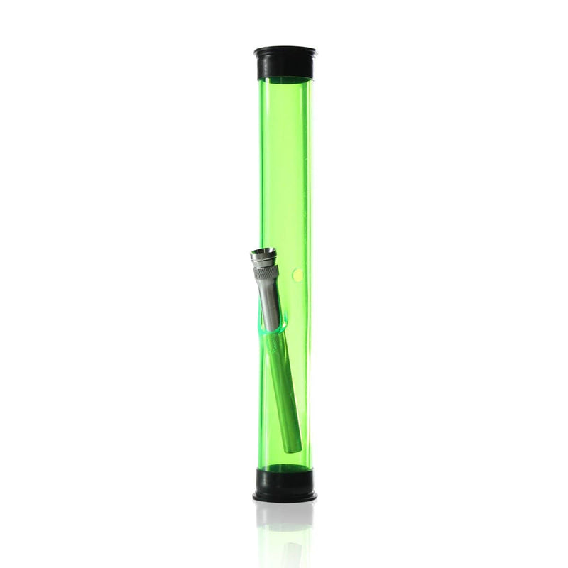 Biohazard Inc Acrylic Bong Acrylic Traveler Water Pipe 8"x1"