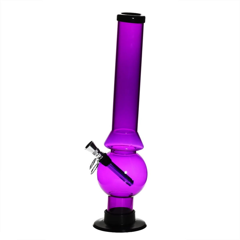 Biohazard Inc Acrylic Bong Acrylic Water Pipe 1.5"x12" Pull Out Bowl