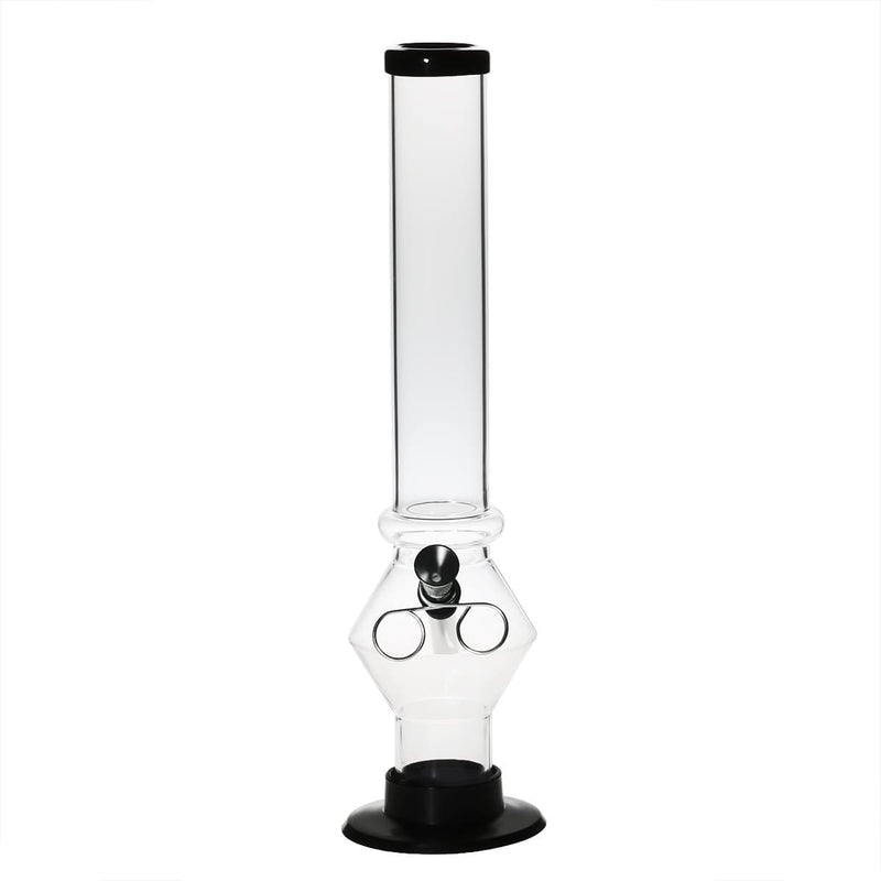 Biohazard Inc Acrylic Bong Acrylic Water Pipe 1.5"x12" Pull Out Bowl