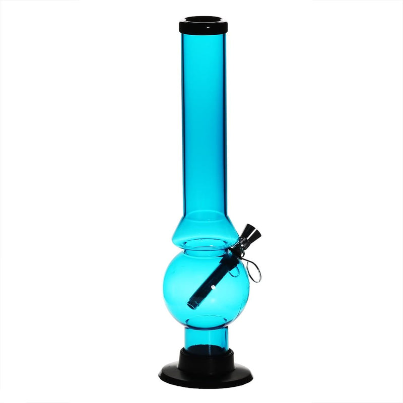 Biohazard Inc Acrylic Bong Acrylic Water Pipe 1.5"x12" Pull Out Bowl