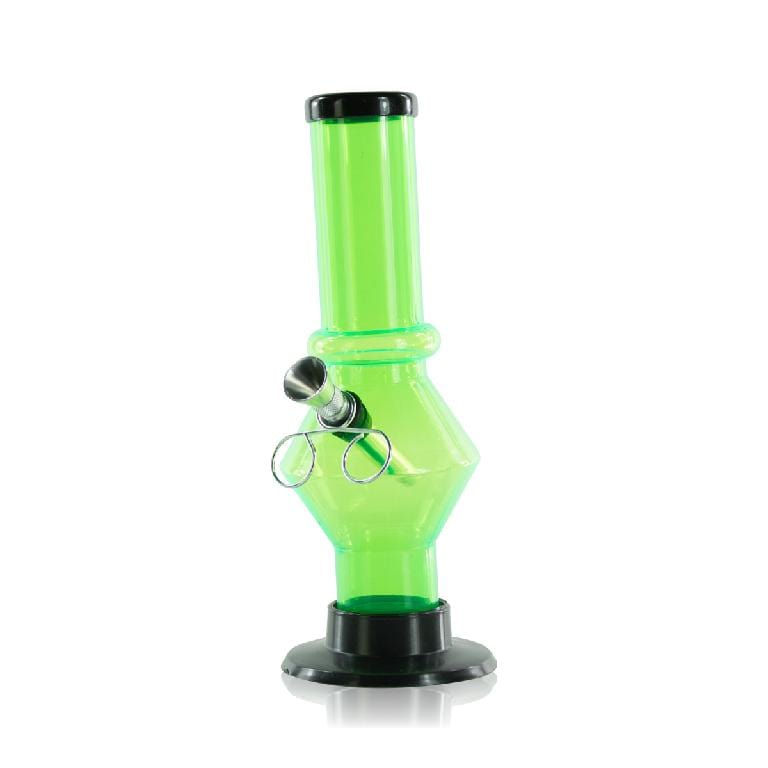 Biohazard Inc Acrylic Bong Acrylic Water Pipe 1.5"x8" Pull Out Bowl