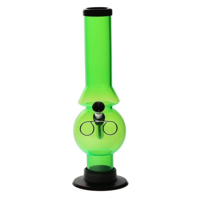 Biohazard Inc Acrylic Bong Acrylic Water Pipe 10"x1.5" with Handle