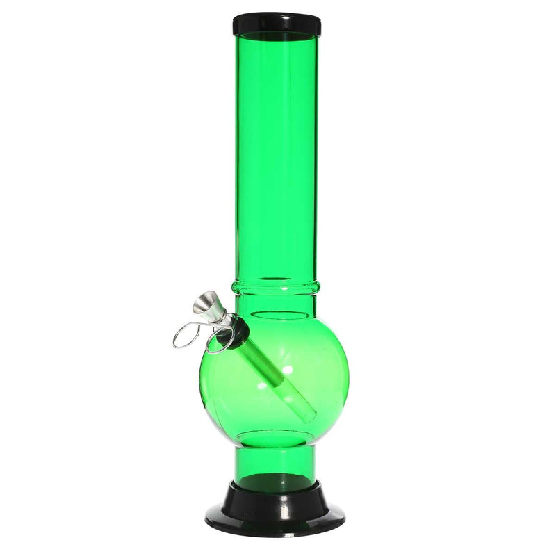 Biohazard Inc Acrylic Bong Acrylic Water Pipe 2"x12" Pull Out Bowl