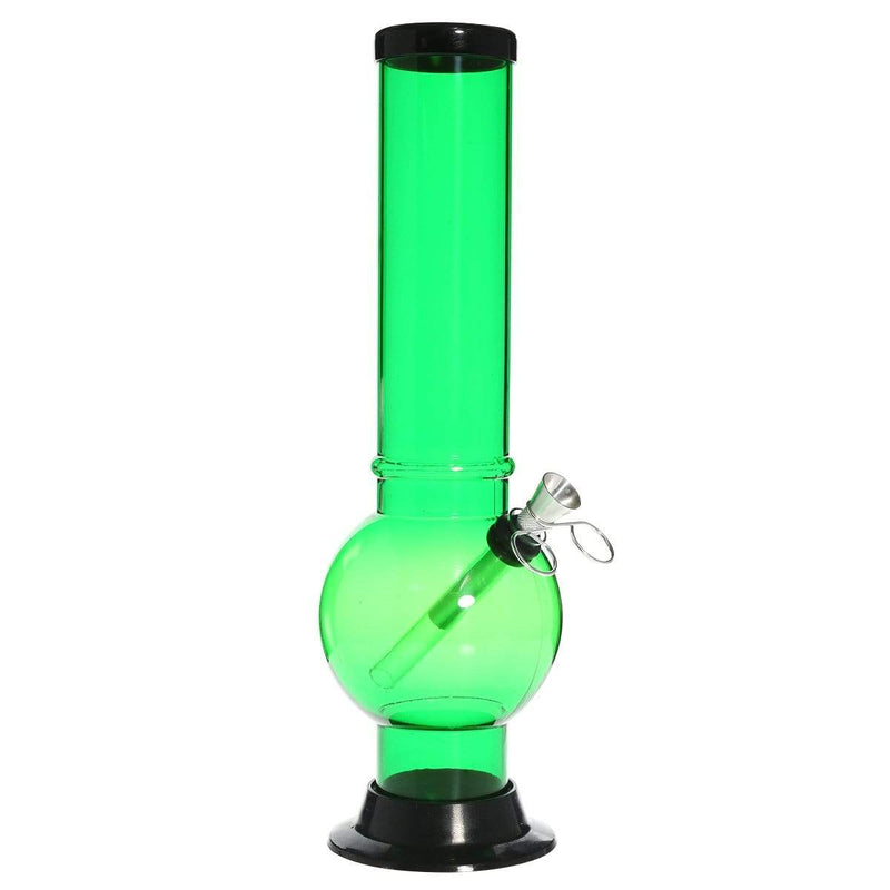 Biohazard Inc Acrylic Bong Acrylic Water Pipe 2"x12" Pull Out Bowl