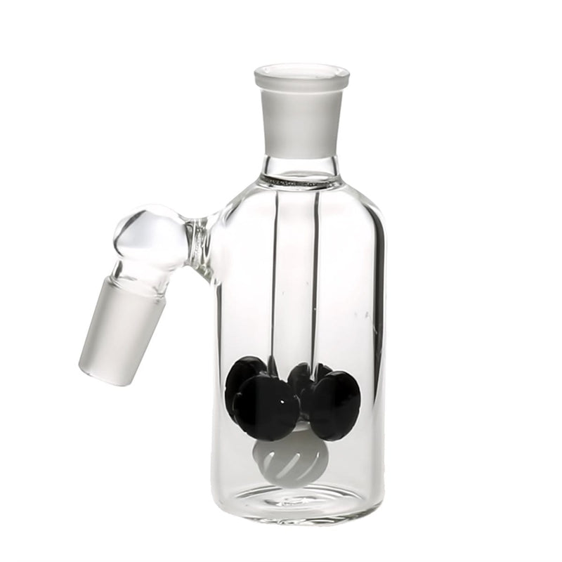 Biohazard Inc Ash Catcher Cross 19mm/19mm Ash Catcher - Black/White