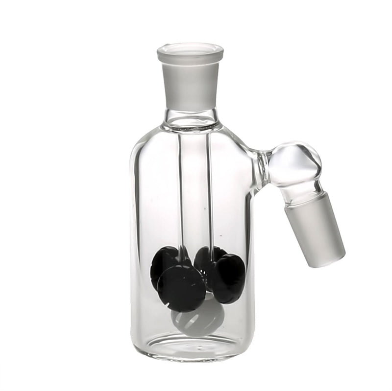 Biohazard Inc Ash Catcher Cross 19mm/19mm Ash Catcher - Black/White