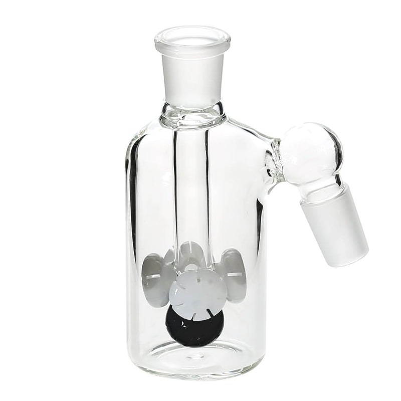 Biohazard Inc Ash Catcher Cross 19mm/19mm Ash Catcher - White/Black