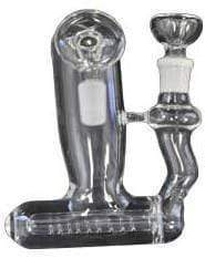 Biohazard Inc Ash Catcher Inline Ash Catcher - Clear 19mm/14mm