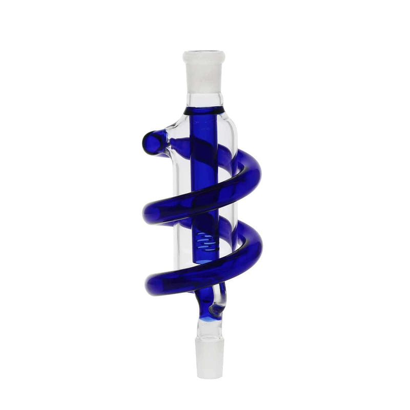 Biohazard Inc Ash Catcher Outside Coil Ash Catcher - Blue 14mm/14mm