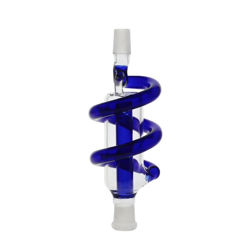 Biohazard Inc Ash Catcher Outside Coil Ash Catcher - Blue 14mm/14mm