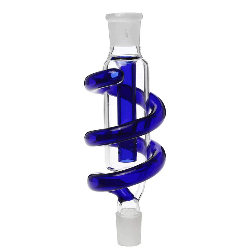 Biohazard Inc Ash Catcher Outside Coil Ash Catcher - Blue 19mm/19mm