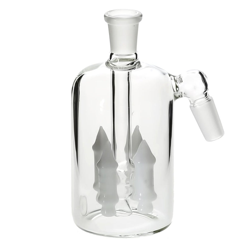 Biohazard Inc Ash Catcher Rocket 14mm/14mm Ash Catcher - White