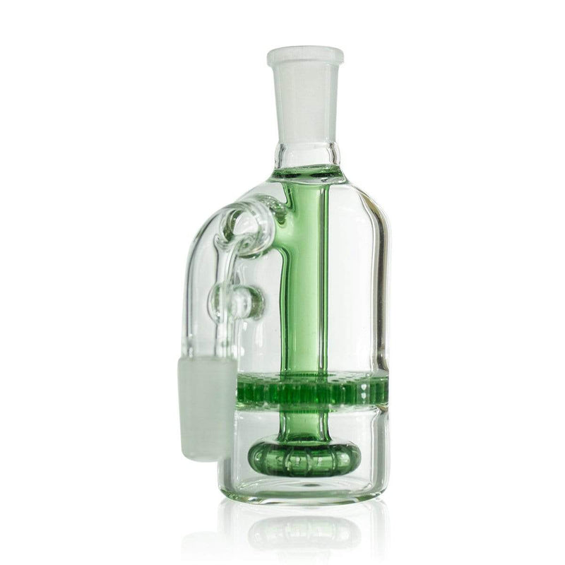 Biohazard Inc Ash Catcher Showerhead/Honeycomb Ash Catcher - Green 14mm/14mm