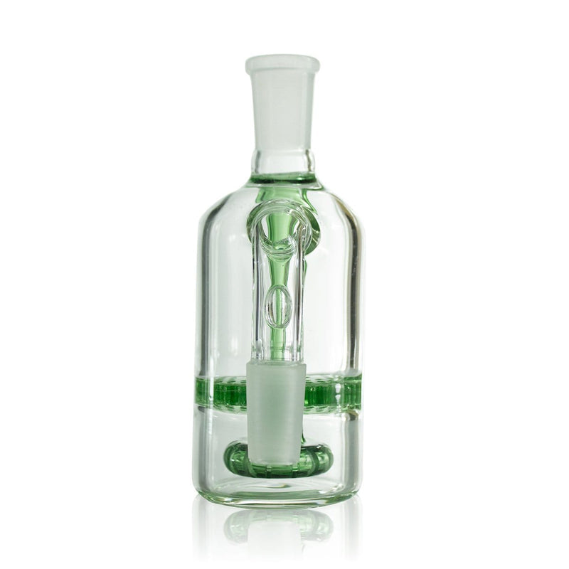 Biohazard Inc Ash Catcher Showerhead/Honeycomb Ash Catcher - Green 14mm/14mm