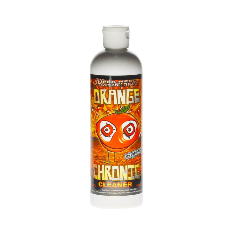 Biohazard Inc Bong Cleaner Orange Chronic Water Pipe Cleaner - 12oz