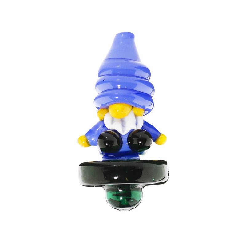 Biohazard Inc Carb Cap Glass Carb Cap Gnome- Blue