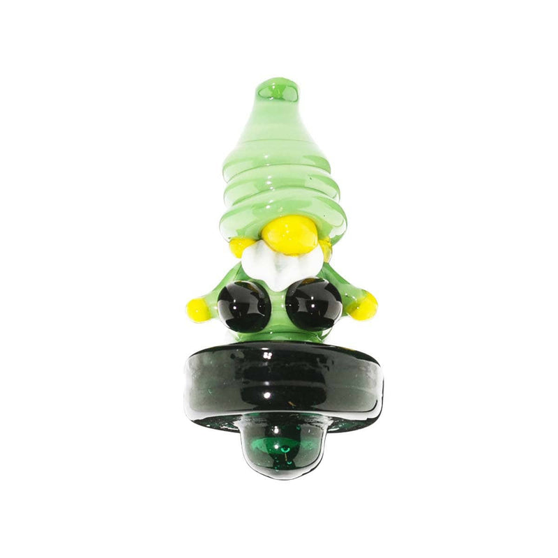 Biohazard Inc Carb Cap Glass Carb Cap Gnome- Green