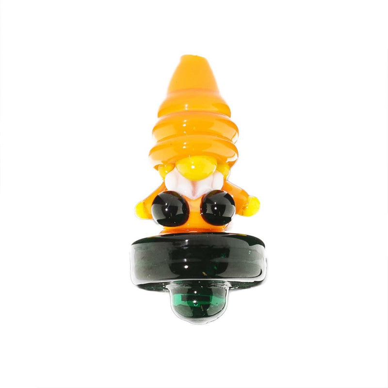 Biohazard Inc Carb Cap Glass Carb Cap Gnome- Orange