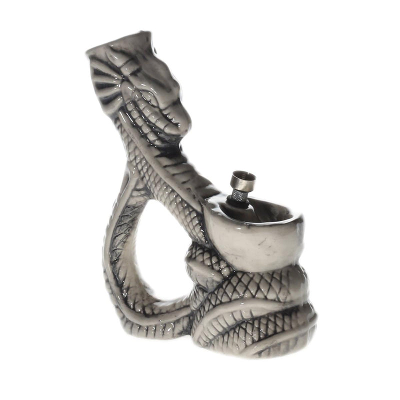 Biohazard Inc Ceramic Bong 8.5" Grinning Dragon Ceramic Water Pipe