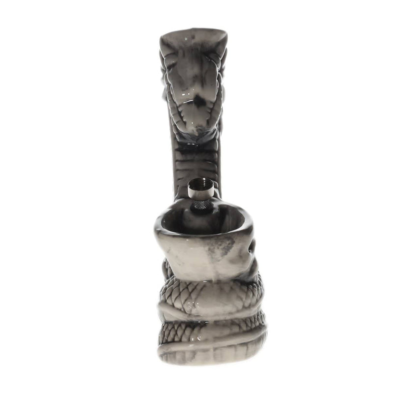 Biohazard Inc Ceramic Bong 8.5" Grinning Dragon Ceramic Water Pipe