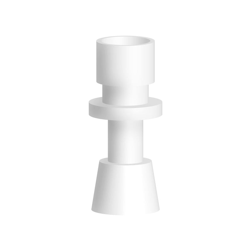 Biohazard Inc Ceramic Domeless Nail Ceramic Funnel Domeless Nail - 19mm or 14mm Universal