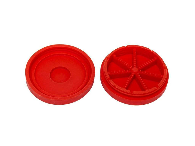 Biohazard Inc Concentrate Container Divider Pro Rx 7 Section Silicone Puck - Red