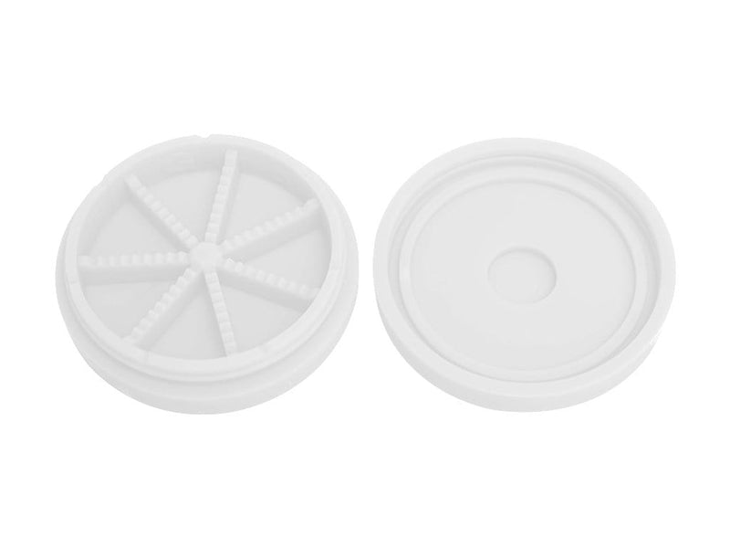 Biohazard Inc Concentrate Container Divider Pro Rx 7 Section Silicone Puck - White