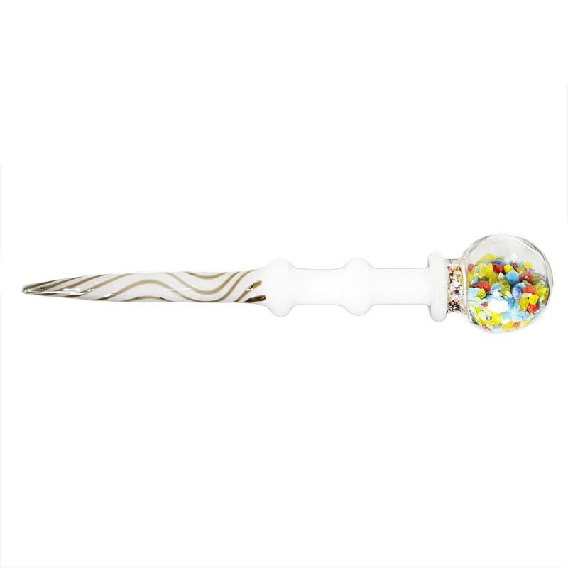 Biohazard Inc Dab Stick Tool Accessory Bubblegum Dabber- White