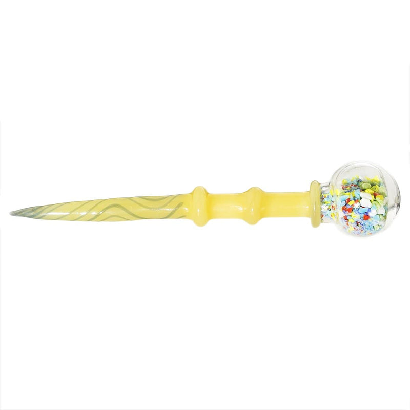 Biohazard Inc Dab Stick Tool Accessory Bubblegum Dabber- Yellow