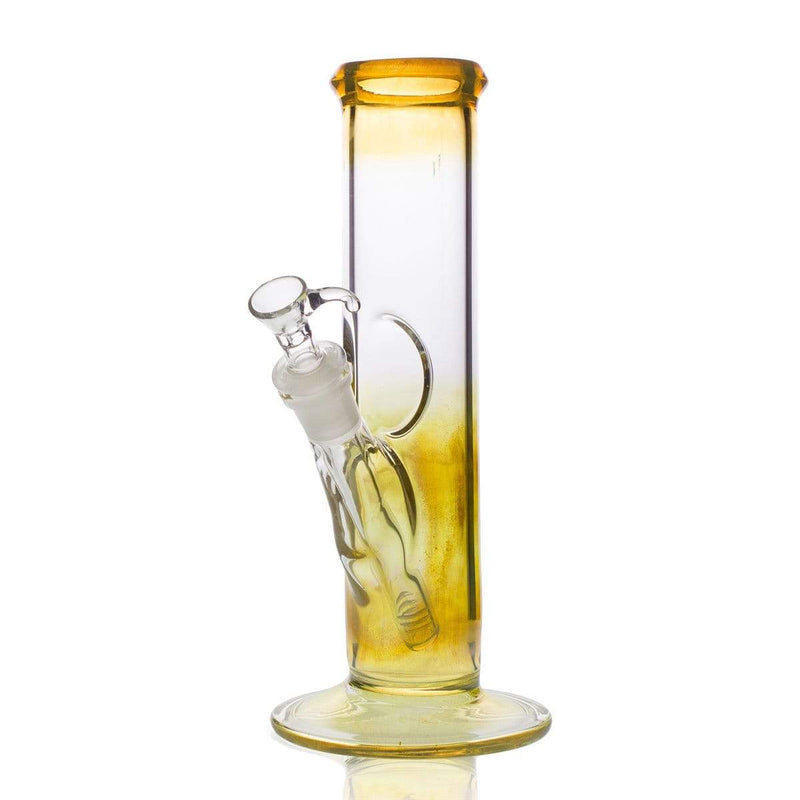 Biohazard Inc Glass Bong 10" Fumed Straight Water Pipe