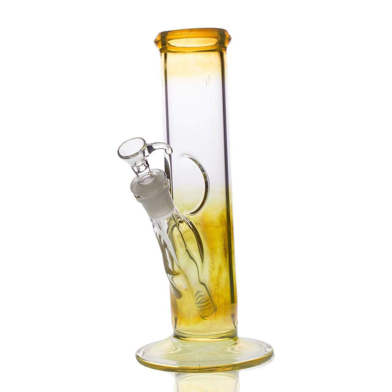 Biohazard Inc Glass Bong 10" Fumed Straight Water Pipe