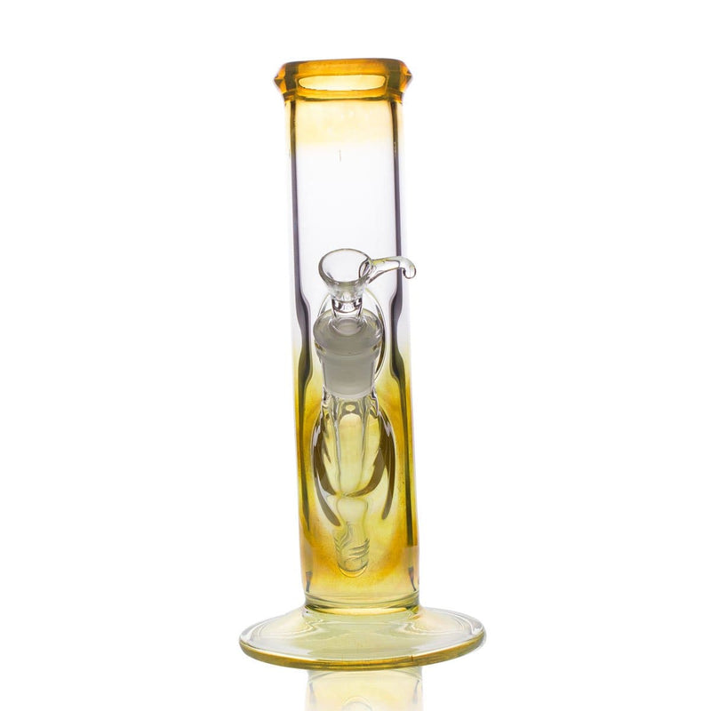 Biohazard Inc Glass Bong 10" Fumed Straight Water Pipe