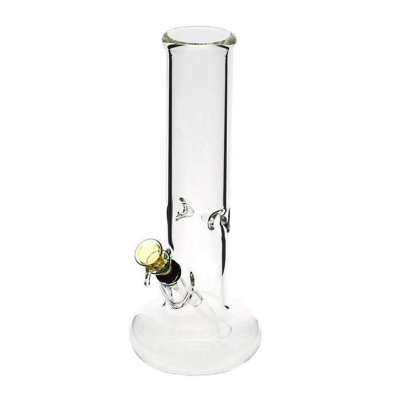 Biohazard Inc Glass Bong 10" Hollowfoot Water Pipe w/ Slide