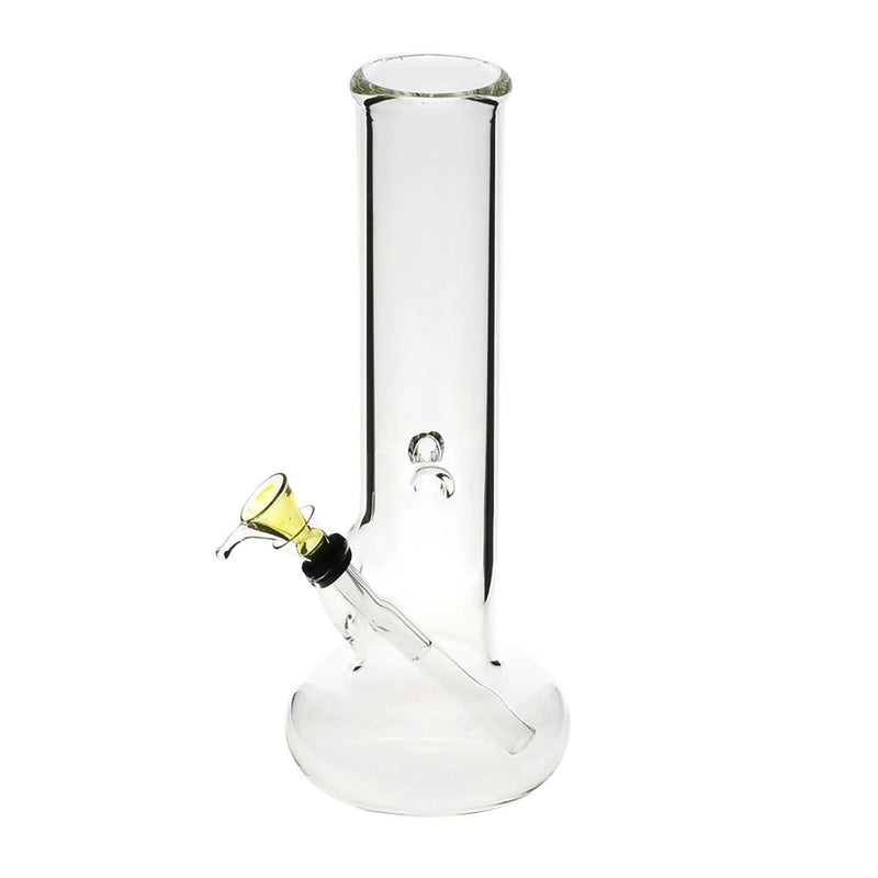 Biohazard Inc Glass Bong 10" Hollowfoot Water Pipe w/ Slide