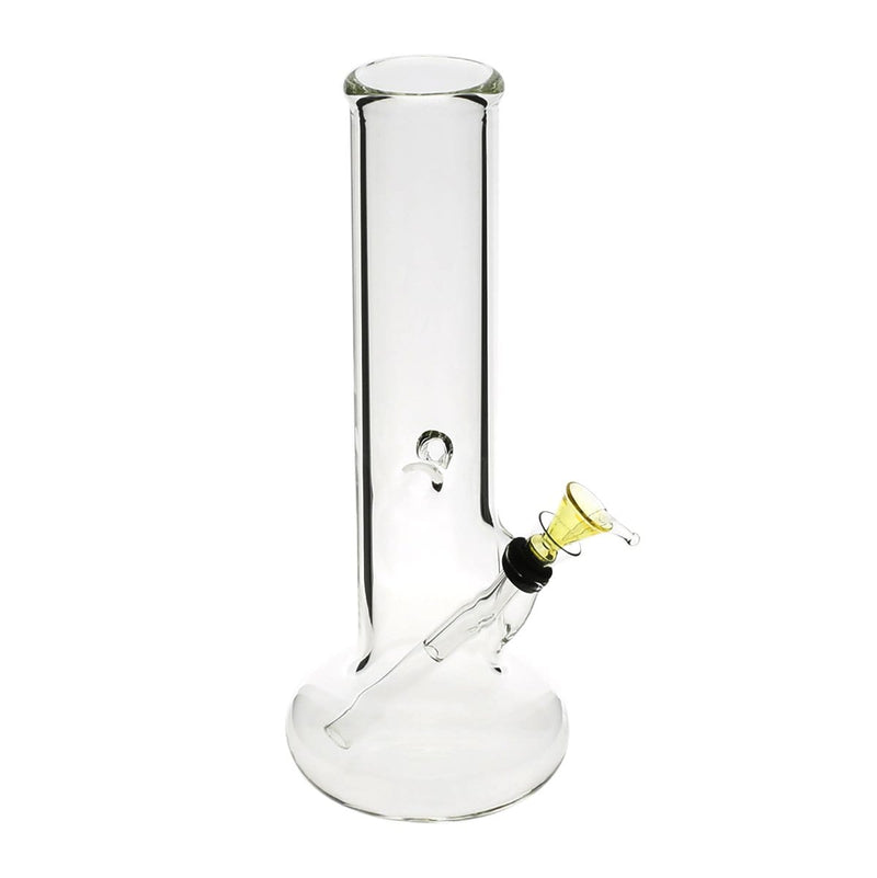 Biohazard Inc Glass Bong 10" Hollowfoot Water Pipe w/ Slide