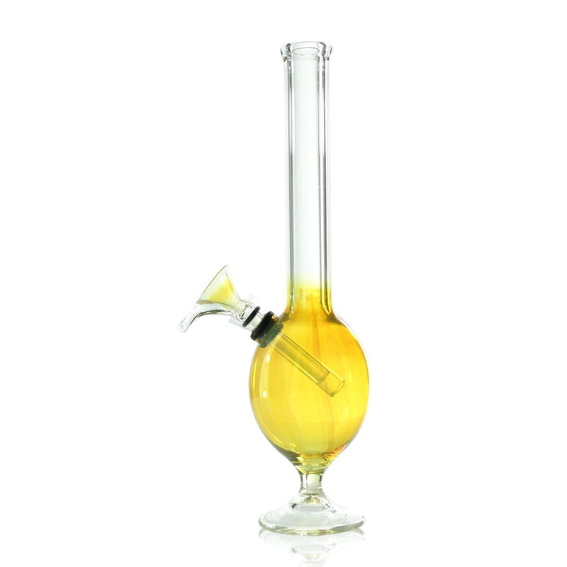 Biohazard Inc Glass Bong 10" Martini Water Pipe w/ Slide - Fumed