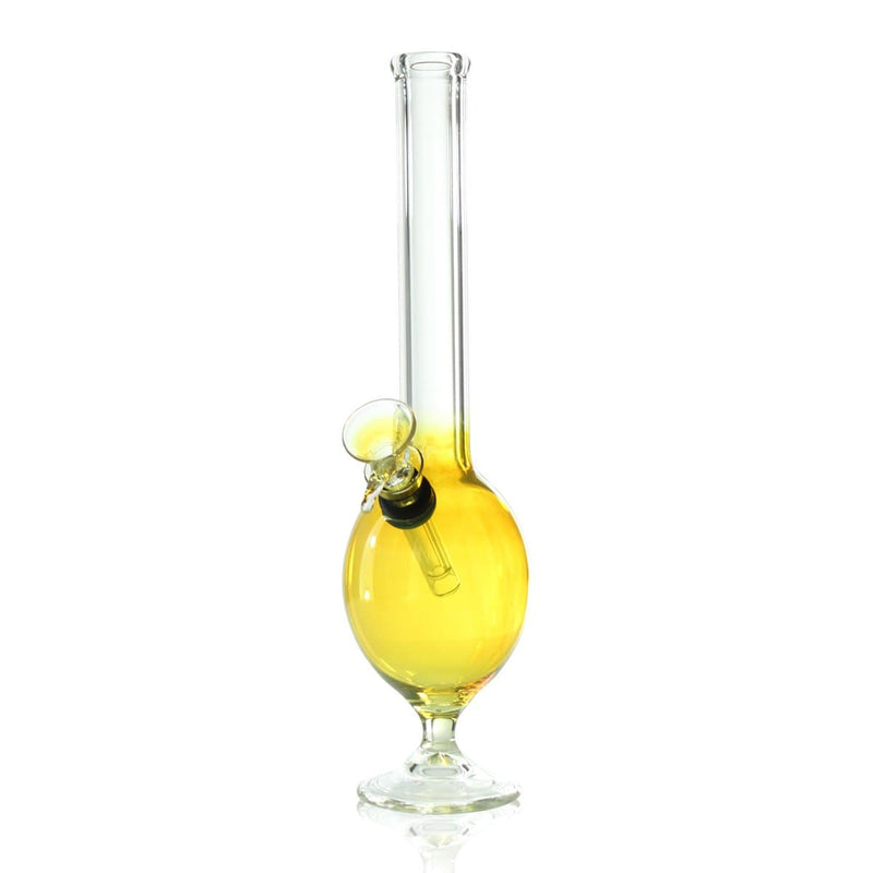 Biohazard Inc Glass Bong 10" Martini Water Pipe w/ Slide - Fumed