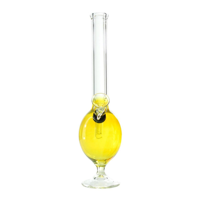 Biohazard Inc Glass Bong 10" Martini Water Pipe w/ Slide - Fumed